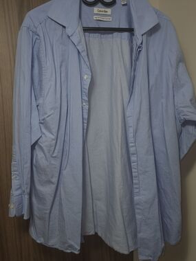 Calvin Klein Light Blue Button-Up Shirt XL 16